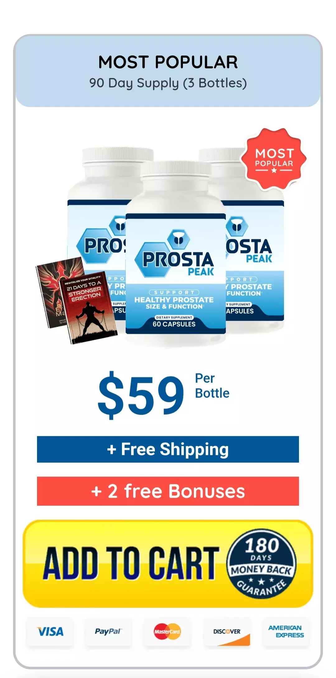 Prostalux™ 3 bottles pricing